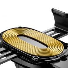 Wireless Mobile Phone Charger with Air Vent Mount Phone Accessories Phone Chargers Color : Black|Red|Silver