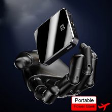 20000mAh Portable Mini Power Bank Mirror Screen Digital Disply Poverbank External Battery Pack Powerbank For Smart Mobile Phone