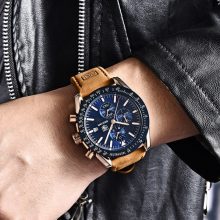 BENYAR Men Watches Brand Luxury Silicone Strap Waterproof Sport Quartz Chronograph Military Watch Men Clock Relogio Masculino