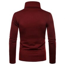 New Streetwear Men’s Winter Warm Cotton High Neck Pullover Jumper Sweater Tops Mens Turtleneck Fashion