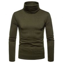 New Streetwear Men’s Winter Warm Cotton High Neck Pullover Jumper Sweater Tops Mens Turtleneck Fashion