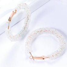 Vintage Cubic Zirconia Big Earrings for Women