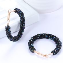 Vintage Cubic Zirconia Big Earrings for Women