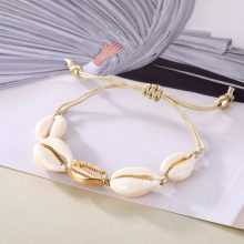 IPARAM Bohemia Vintage Shell Rope Chain Bracelet Women Beach Sea Shell Bracelet Anklet Jewelry Party Gift Wholesale