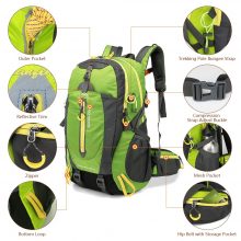 40L Waterproof Climbing Backpack Rucksack Outdoor Sports Bag Travel Backpack Camping Hiking Backpack Women Trekking Bag For Men
