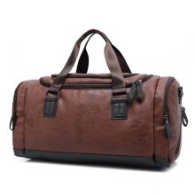 Casual PU Leather Hand Luggage For Men